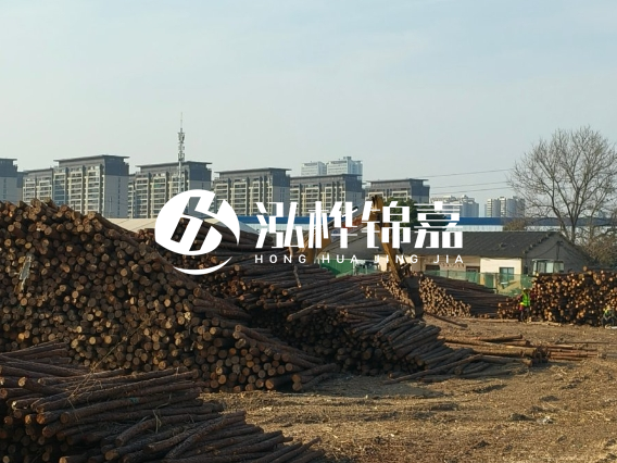 河南松木樁廠家泓樺錦嘉-松木樁直徑是小頭還是大頭？