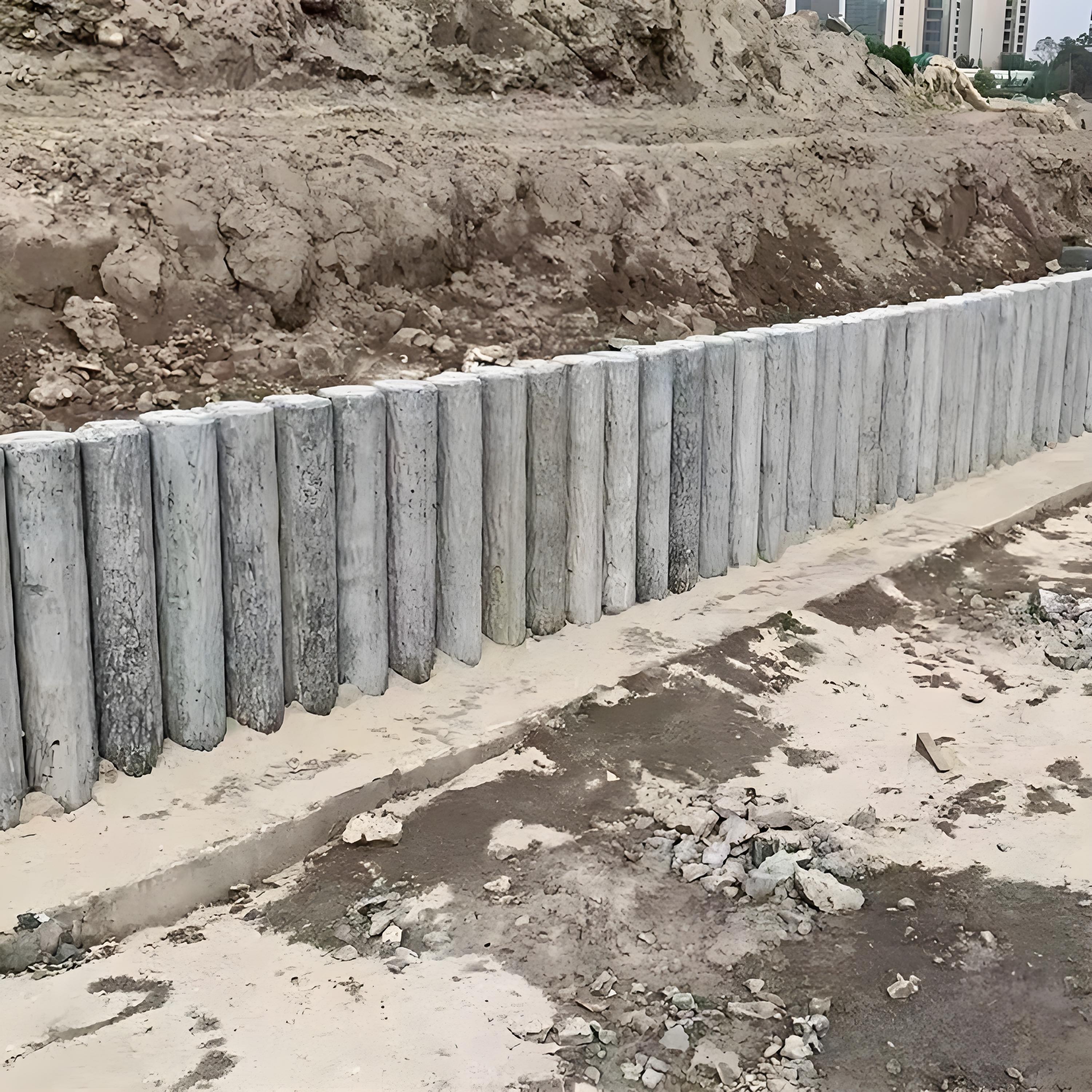 打仿木樁后發現歪了怎么辦？能拔出來重打嗎？?